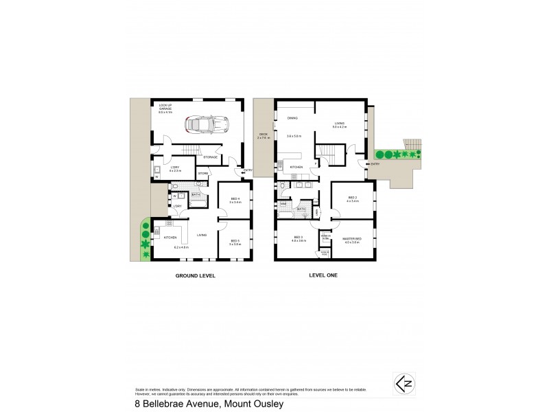 8 Bellebrae Avenue, Mount Ousley NSW 2519 Floorplan