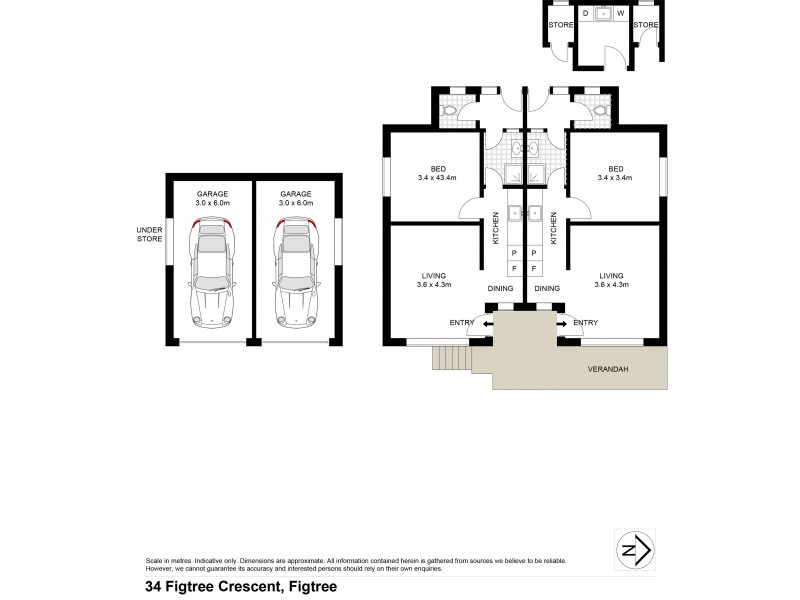 34 Figtree Crescent, Figtree NSW 2525 Floorplan