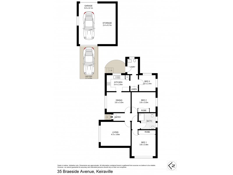 35 Braeside Avenue, Keiraville NSW 2500 Floorplan