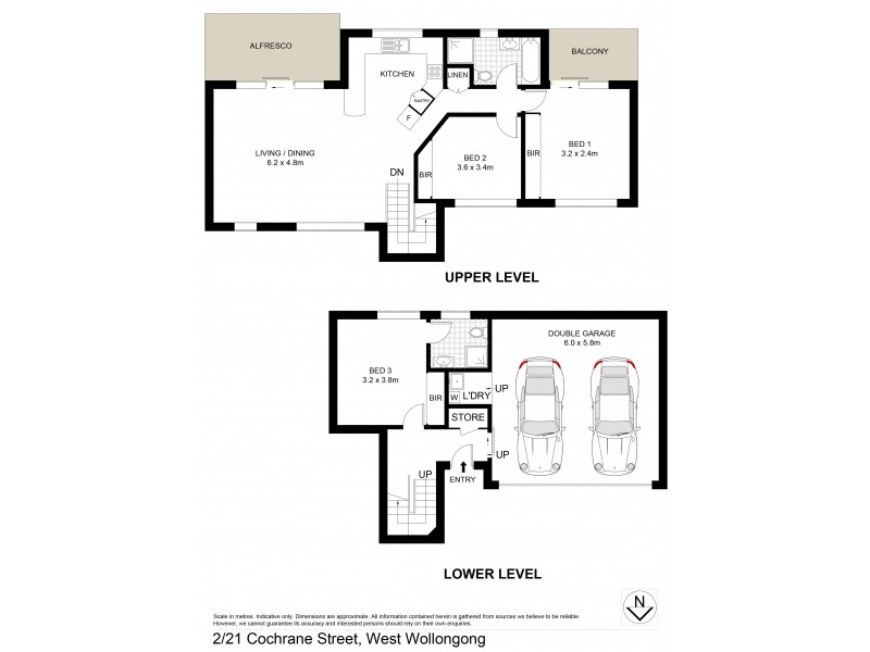 2/21 Cochrane Street, West Wollongong NSW 2500 Floorplan