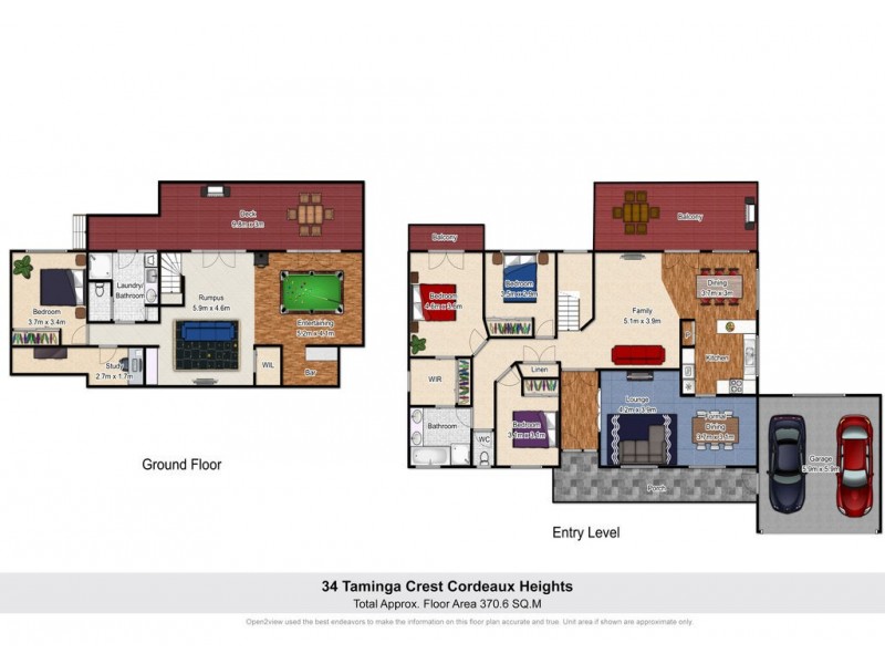 34 Taminga Crest, Cordeaux Heights NSW 2526 Floorplan