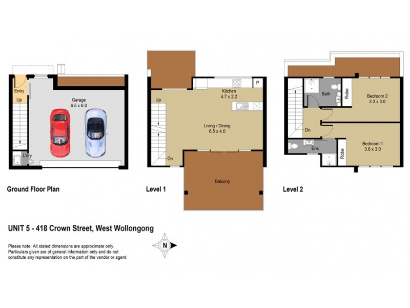 6/418 Crown Street, West Wollongong NSW 2500 Floorplan
