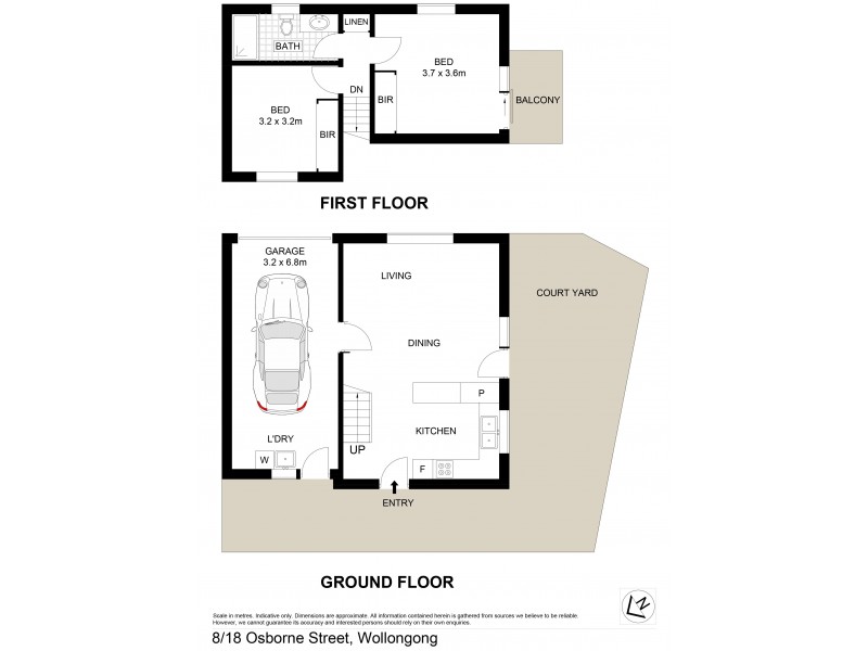 8/18 Osborne Street, Wollongong NSW 2500 Floorplan