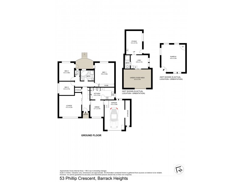 53 Phillip Crescent, Barrack Heights NSW 2528 Floorplan