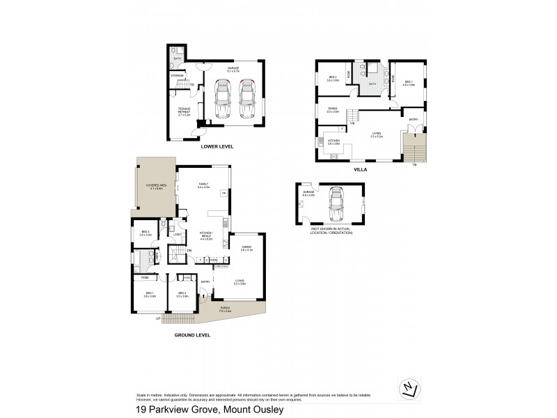 19 Parkview Grove, Mount Ousley NSW 2519 Floorplan