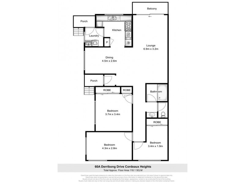 60A Derribong Drive, Cordeaux Heights NSW 2526 Floorplan