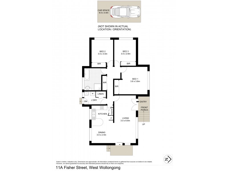 11A Fisher Street, West Wollongong NSW 2500 Floorplan