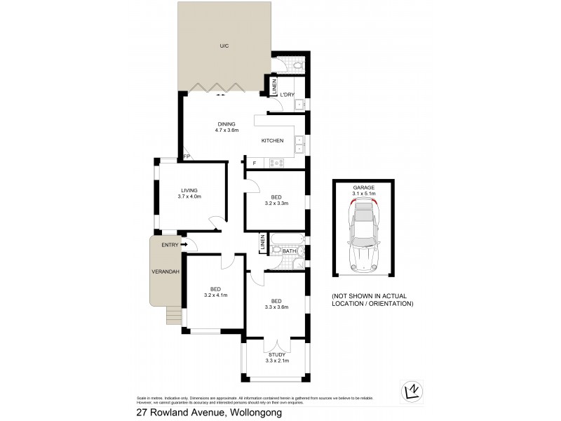 27 Rowland Avenue, Wollongong NSW 2500 Floorplan