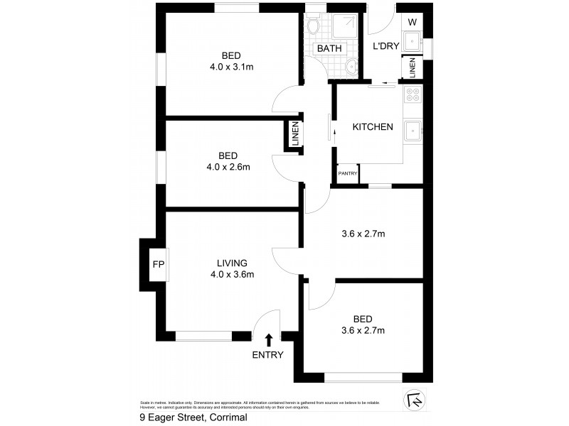 9 Eager Street, Corrimal NSW 2518 Floorplan