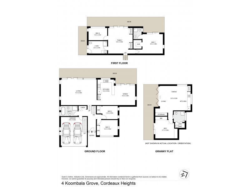 4 Koombala Grove, Cordeaux Heights NSW 2526 Floorplan