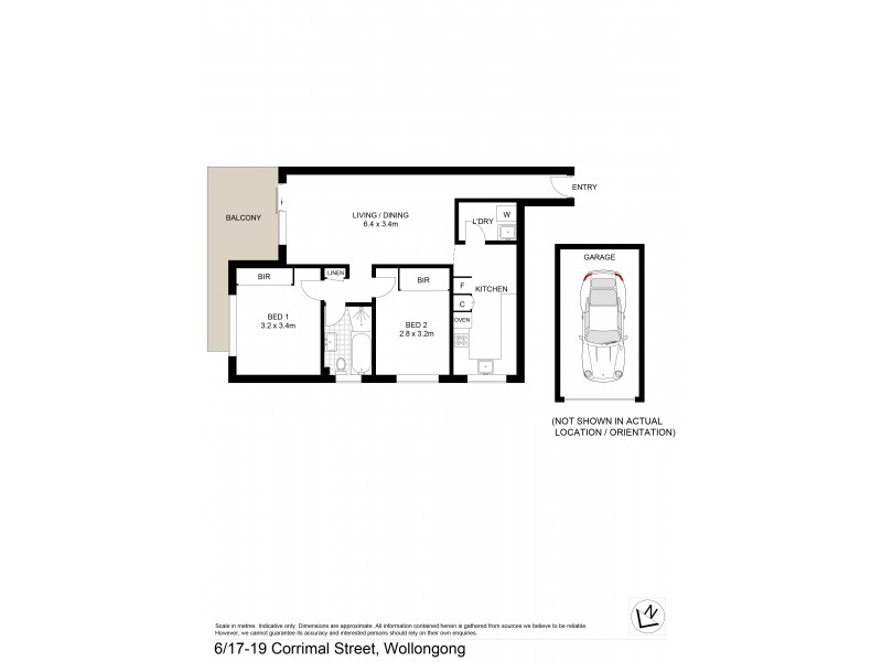 6/17-19 Corrimal Street, Wollongong NSW 2500 Floorplan