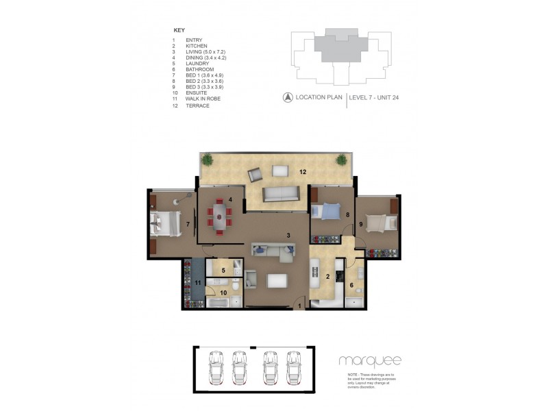 24/5-9 Marr Street, Wollongong NSW 2500 Floorplan