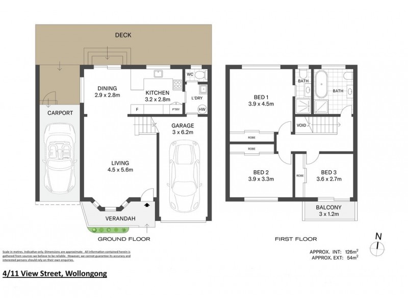 4/11 View Street, Wollongong NSW 2500 Floorplan