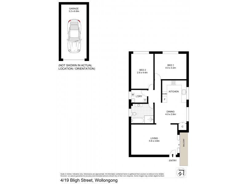 4/19 Bligh Street, Wollongong NSW 2500 Floorplan