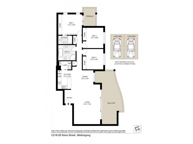 12/16-20 Keira Street, Wollongong NSW 2500 Floorplan