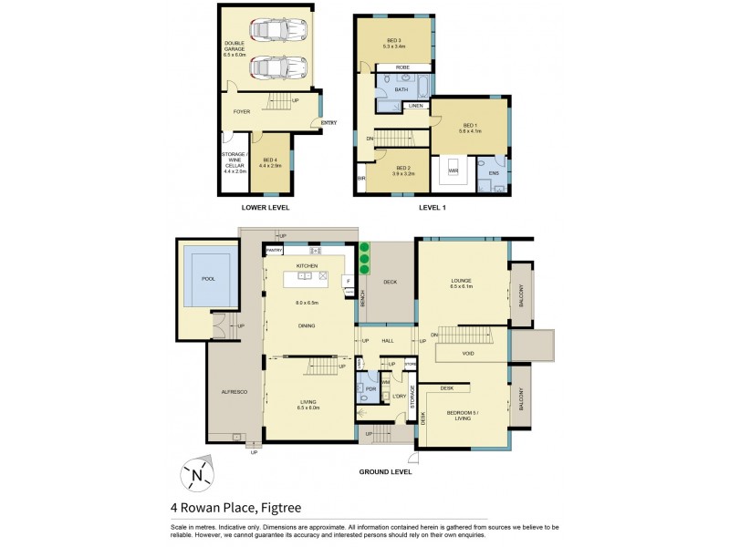 4 Rowan Place, Figtree NSW 2525 Floorplan