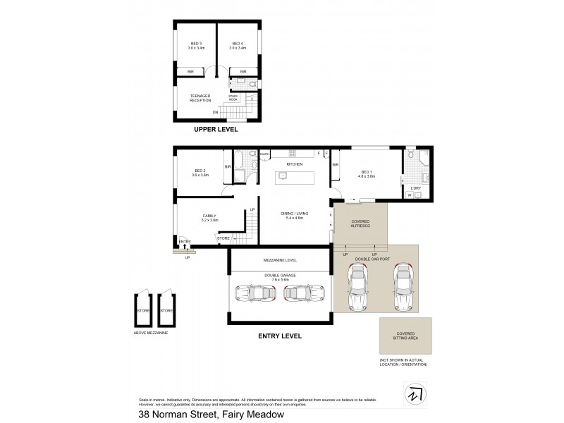 38 Norman Street, Fairy Meadow NSW 2519 Floorplan