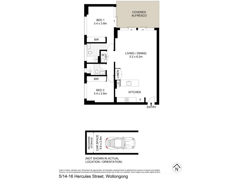 5/14-16 Hercules Street, Wollongong NSW 2500 Floorplan