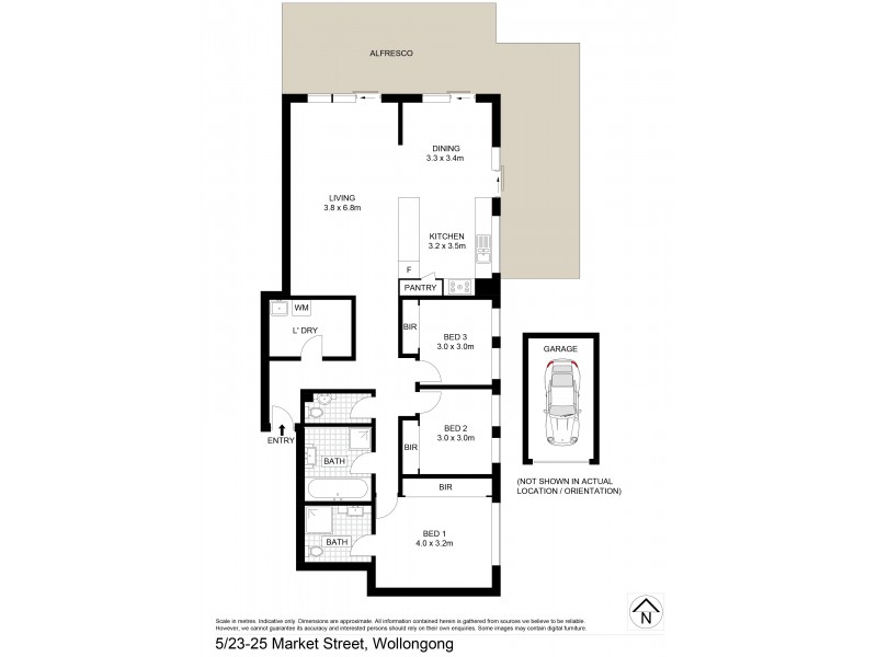 5/23-25 Market Street, Wollongong NSW 2500 Floorplan