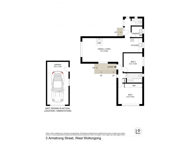 3 Armstrong Street, West Wollongong NSW 2500 Floorplan