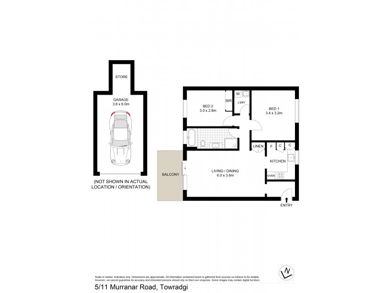 5/11 Murranar Road, Towradgi NSW 2518 Floorplan