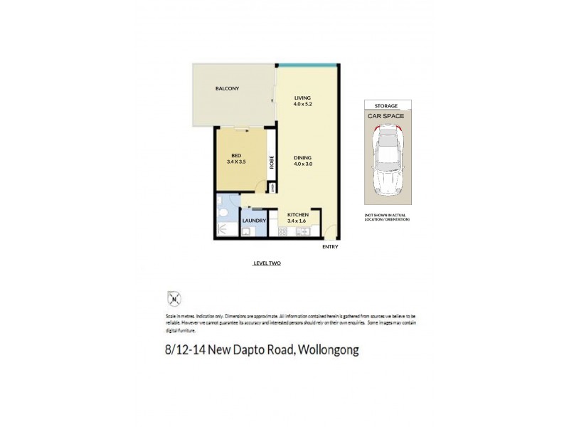 8/12 New Dapto Road, Wollongong NSW 2500 Floorplan