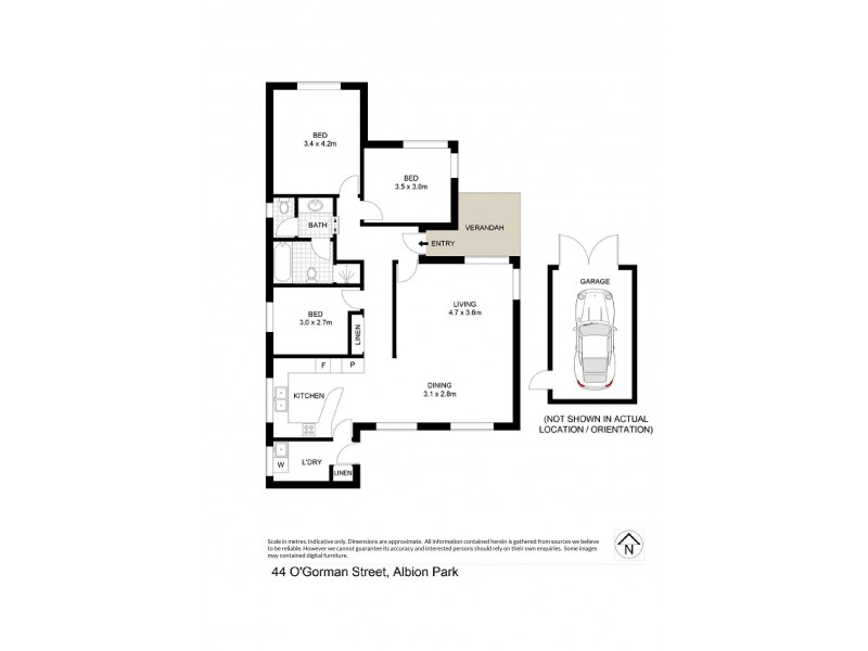 44 O’Gorman Street, Albion Park NSW 2527 Floorplan