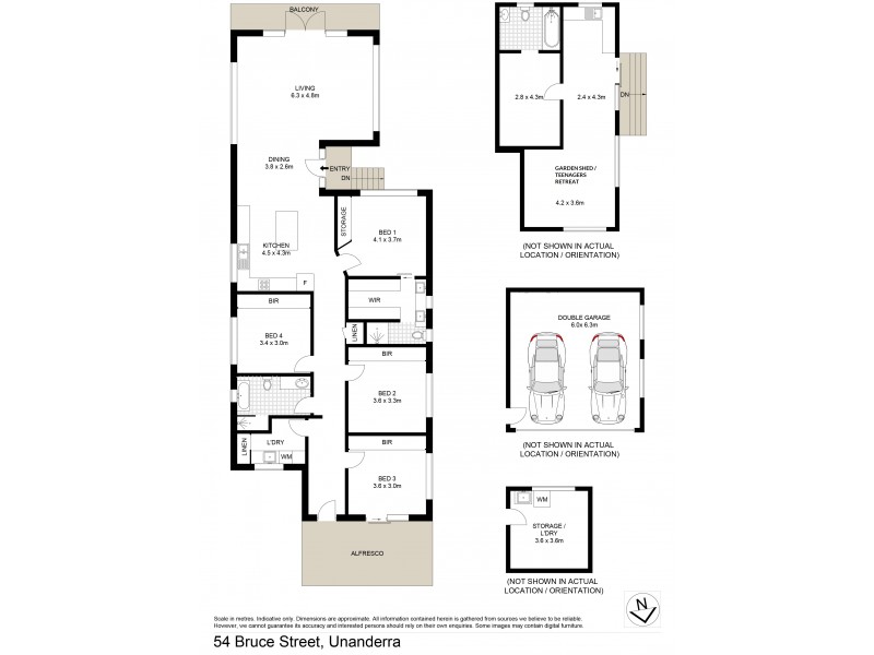 54 Bruce Street, Unanderra NSW 2526 Floorplan