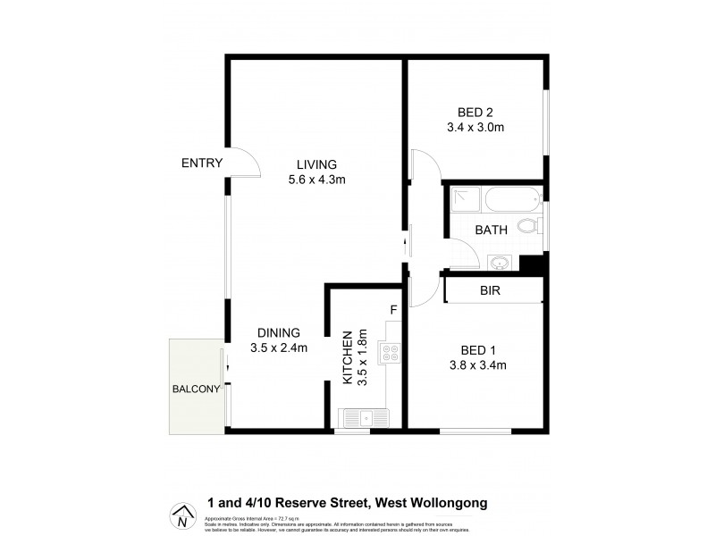 1-6/10 Reserve Street, West Wollongong NSW 2500