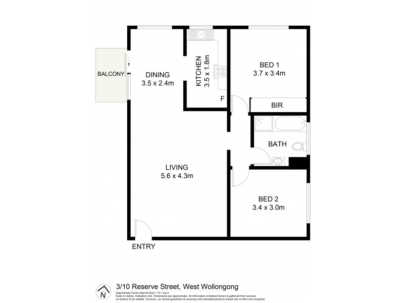 1-6/10 Reserve Street, West Wollongong NSW 2500
