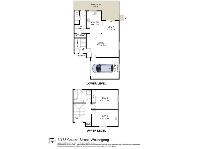 3/183 Church Street, Wollongong NSW 2500 Floorplan
