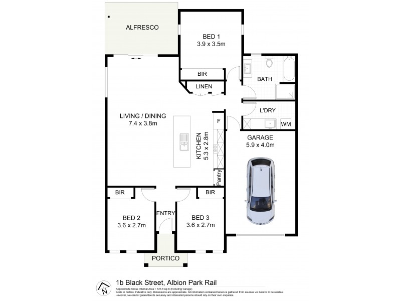 1B Black Street, Albion Park Rail NSW 2527 Floorplan