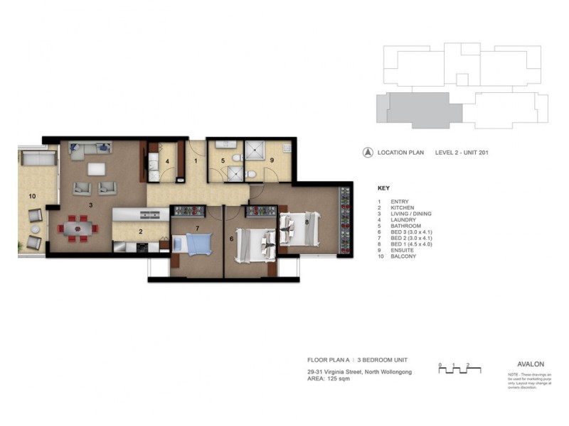 105/29-31 Virginia Street, North Wollongong NSW 2500 Floorplan