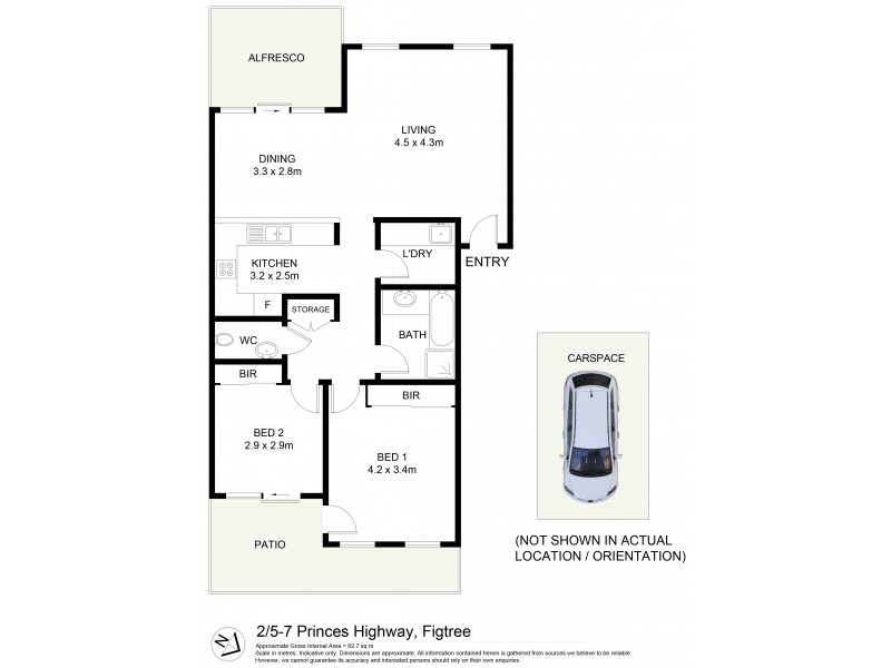 2/5-7 Princes Highway, Figtree NSW 2525 Floorplan