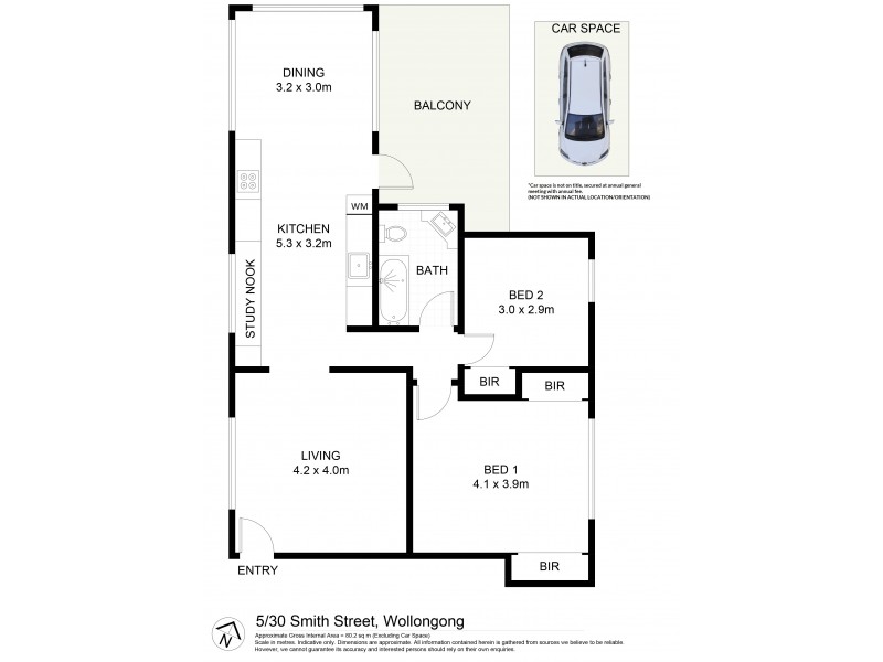 5/30 Smith Street, Wollongong NSW 2500 Floorplan