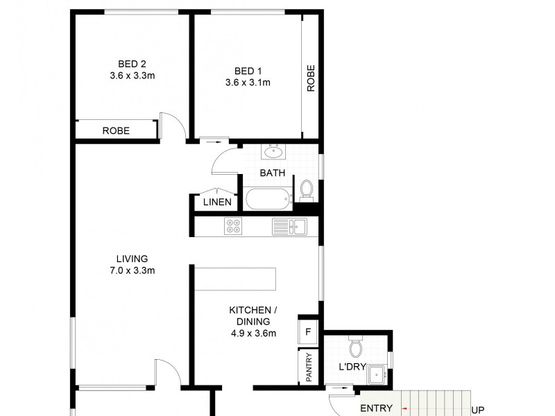 7/12 Marr Street, Wollongong NSW 2500 Floorplan