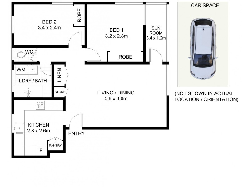 9/3 Allan Street, Port Kembla NSW 2505 Floorplan