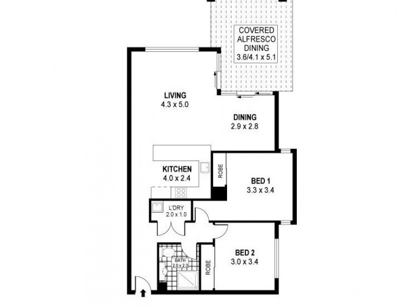 9/12 Loftus Street, Wollongong NSW 2500 Floorplan