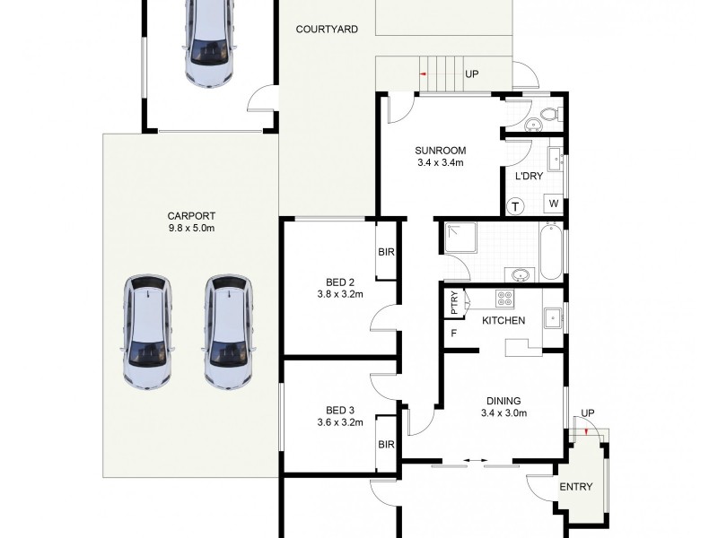 83 Russell Street, Balgownie NSW 2519 Floorplan