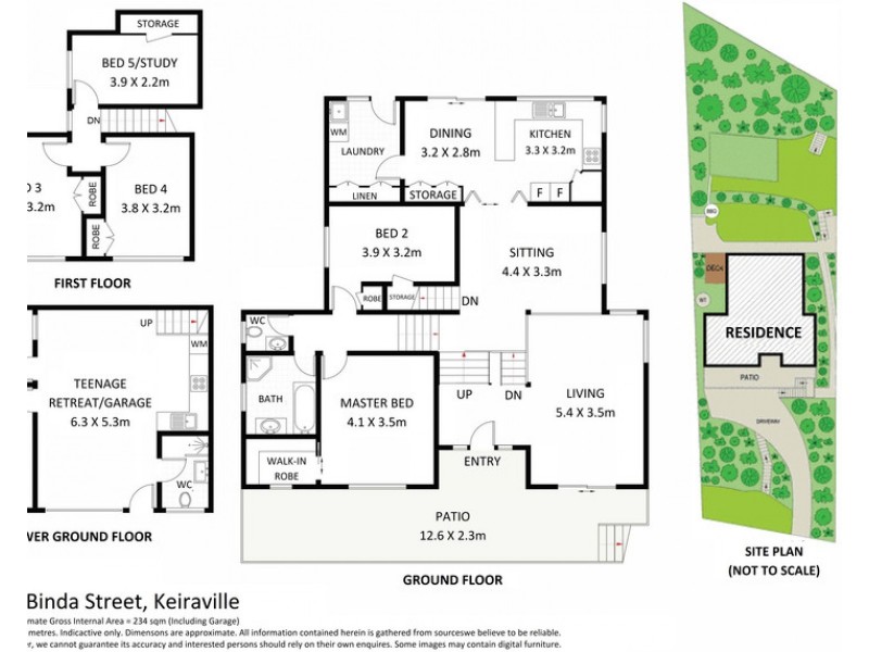 22 Binda Street, Keiraville NSW 2500 Floorplan