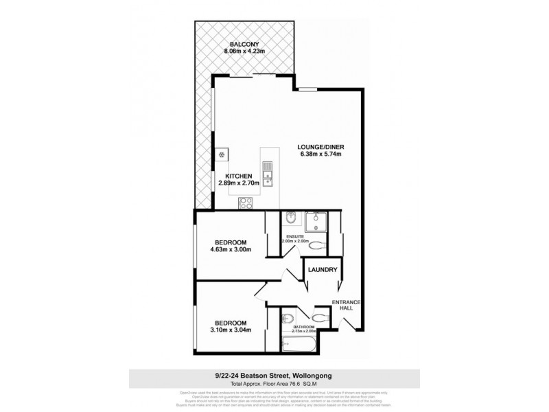 9/22-24 Beatson St, Wollongong NSW 2500 Floorplan