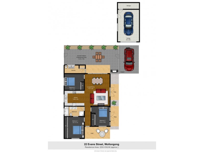 22 Evans Street, Wollongong NSW 2500 Floorplan