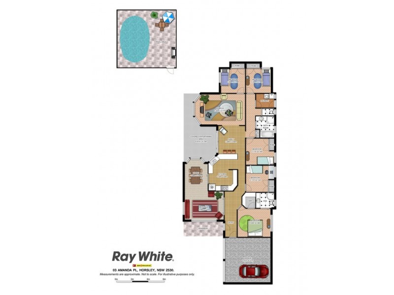 3 Amanda Place, Horsley NSW 2530 Floorplan