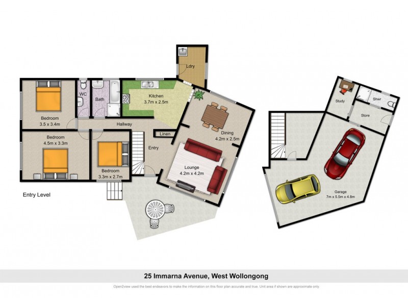 25 Immarna Ave, West Wollongong NSW 2500 Floorplan