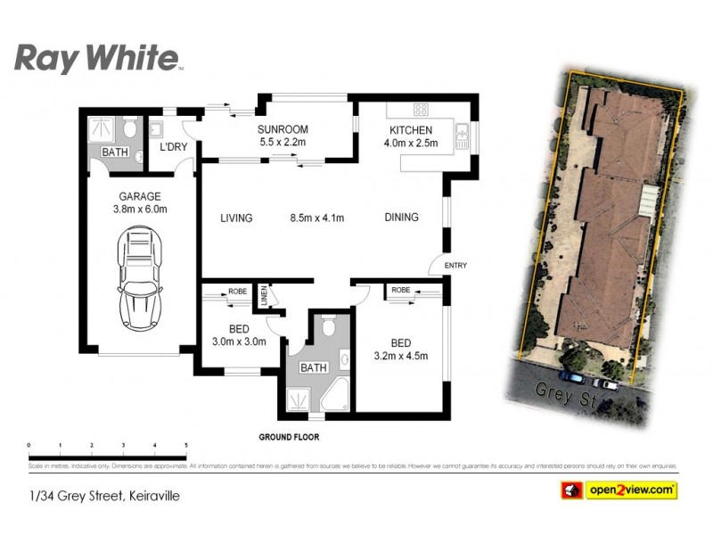 1/34 Grey St, Keiraville NSW 2500 Floorplan