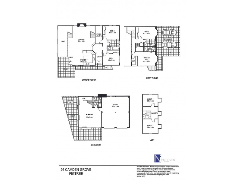 26 Camden Grove, Figtree NSW 2525 Floorplan