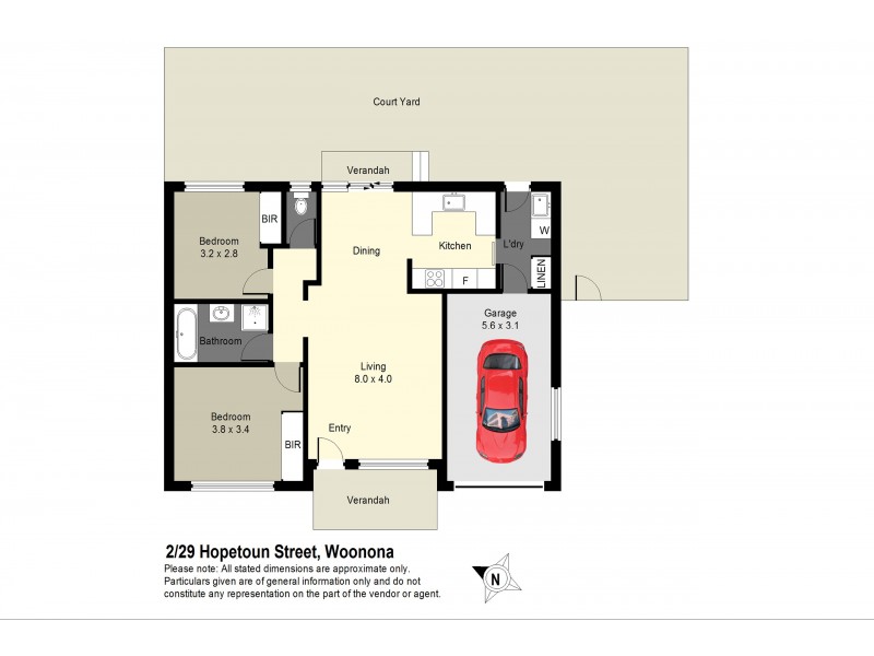 2/29 Hopetoun Street, Woonona NSW 2517 Floorplan