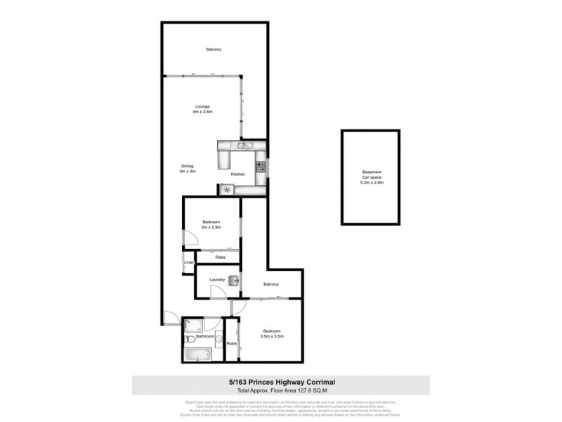 5/163 Princes Hwy, Corrimal NSW 2518 Floorplan