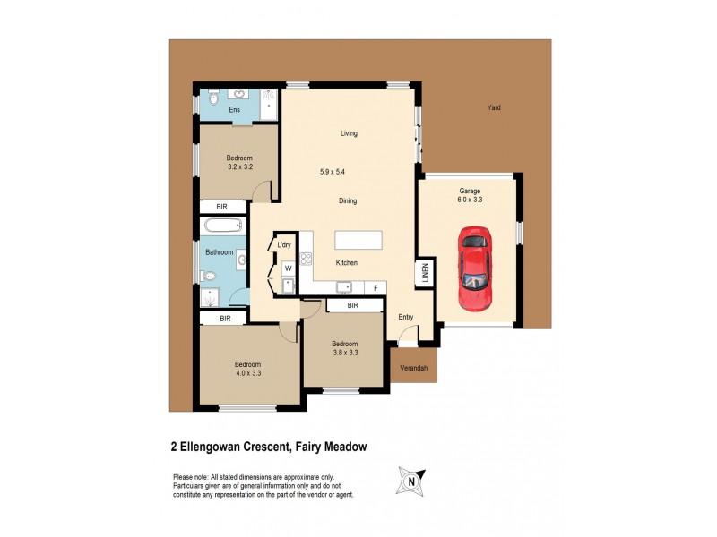 2a Ellengowan Crescent, Fairy Meadow NSW 2519 Floorplan