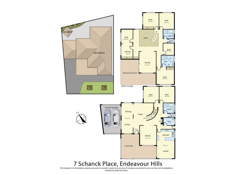 7 Schanck Place, Endeavour Hills VIC 3802 Floorplan